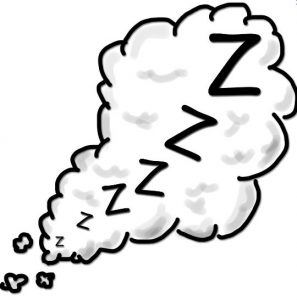 Image depicting snoring