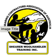 SCAA Shearer Woolhandler Training logo