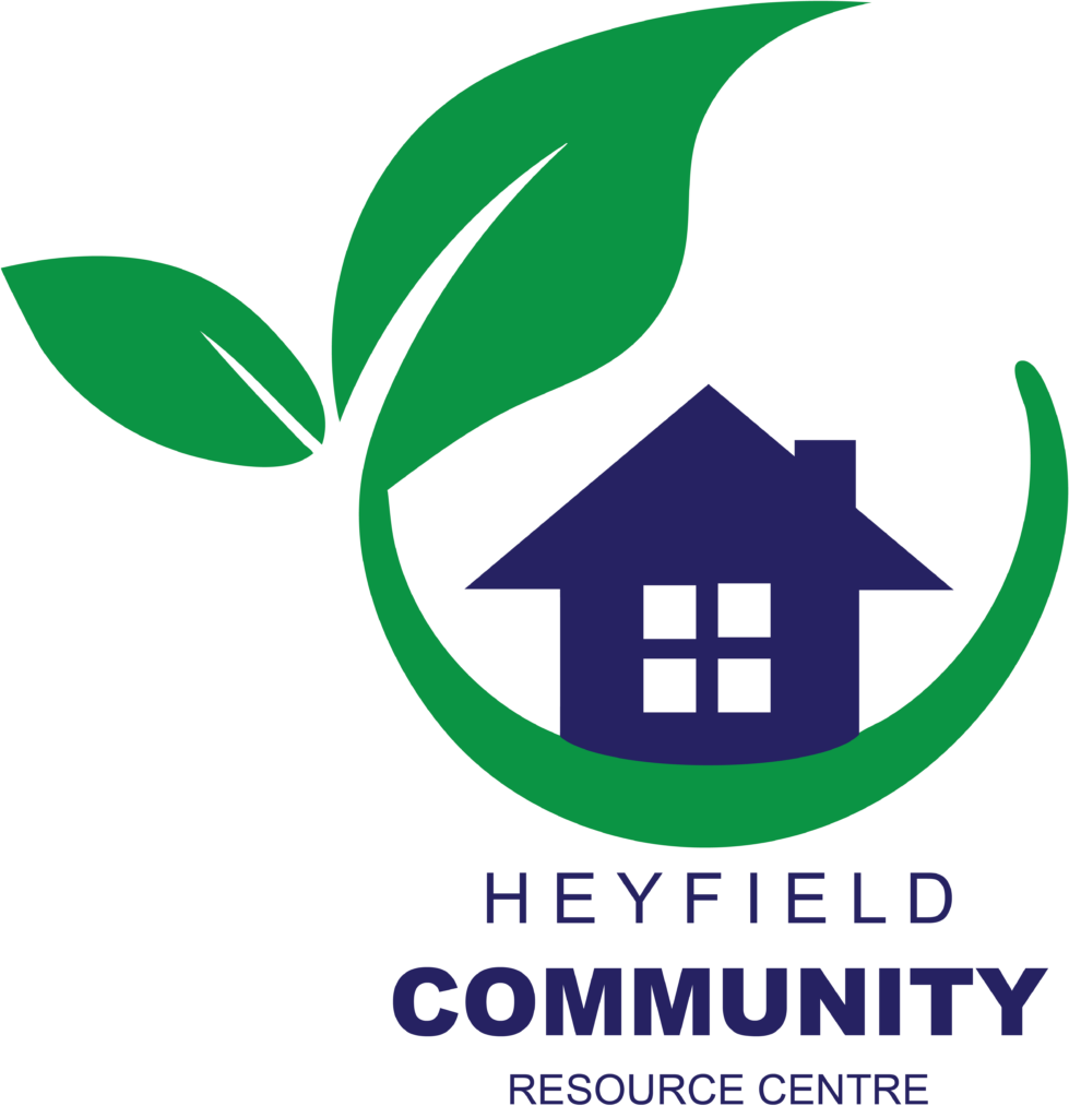 Heyfield CRC logo of blue house